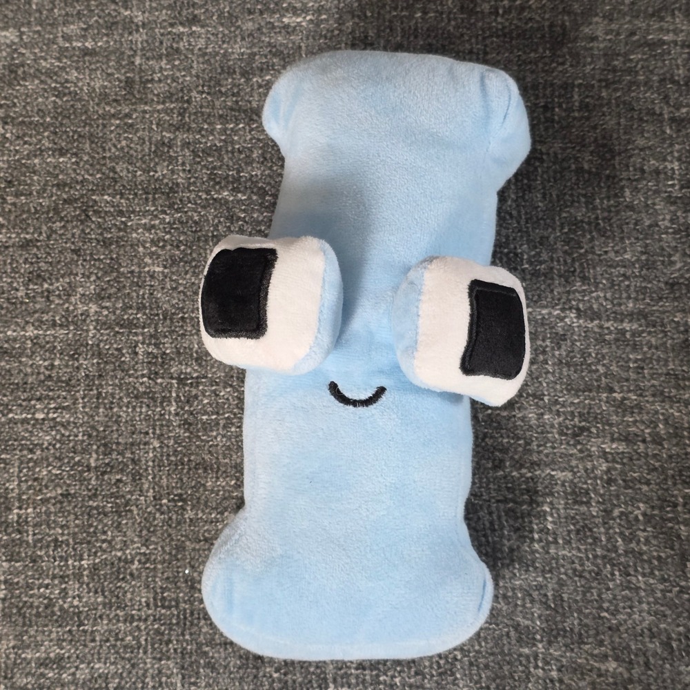 Alphabet Lore I Plush Stuffed Animal Educational Blue Letter Toy 8.5"